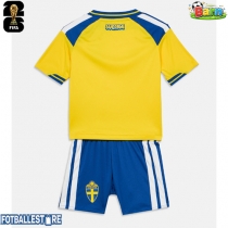 Sverige Hjemmedraktsett Barn VM 2026 Kortermet (+ Korte bukser)